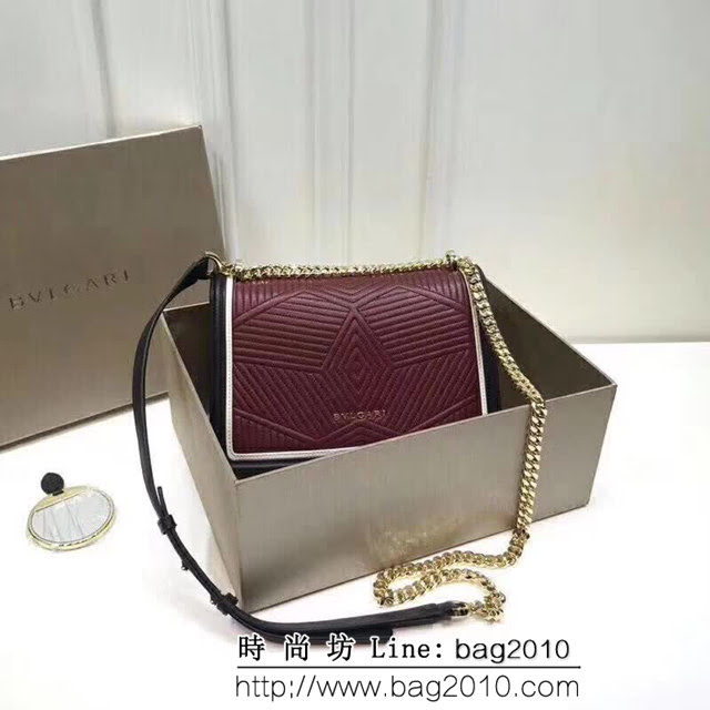 BVLGARI寶格麗 2018專櫃新型蛇頭包 蛇形繡線限定款 Serpenti Forever系列 286628 FYD1175